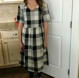 Piper and Scoot plaid dress